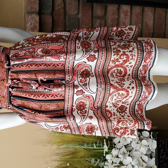 🆕️ Ark & Co. Paisley Print Fit & Flare Dress SIZE: M - Picture 6 of 15